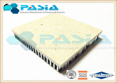 China De Honingraatcomité van het kalksteenaluminium met Extreme Vlakke Oppervlakte voor Openluchtdecoratie leverancier