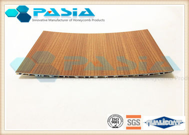 China Commerciële de Comités van de Aluminiumhoningraat Corrosiebestendige Bamboe Imitatieoppervlakte leverancier