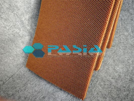 China Commercial Nomex Aramid Curved Honeycomb Core for Sporting Goods leverancier
