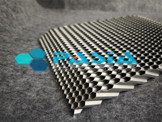 China High Specific Surface Area Angled Aluminum Honeycomb Core For Air Purification leverancier