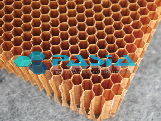China High Strength Self Extinguishing Aramid Honeycomb Core With Low Smoke Emission leverancier