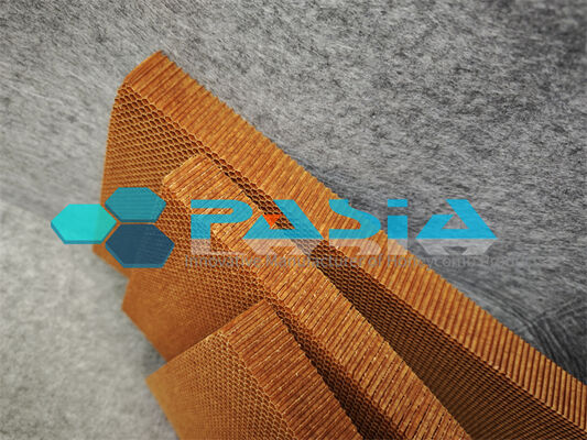 China Lichtgewicht vlamvertrager Aramid honingraat kern voor ruimtevaart interieurpaneel leverancier