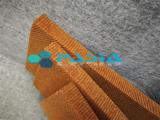 Aerospace Grade Constructed From Aramid Fiber Honeycomb Sheet Material Coated Phenolic Resin leverancier