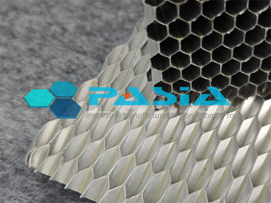 Corrosion Resistant Chromate‑coated Aluminum Honeycomb Energy Absorber Pad in 1250×1250mm Size for Railway Vehicle Buffering with Stable Plateau Stress Characteristics. leverancier