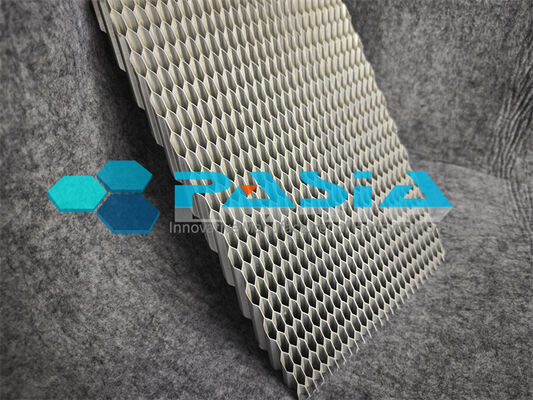 Flame Retardant Lightweigt Honeycomb Energy Absorber with High Heat Dissipation Pyramidal Structure Handling 15 KW/m² for Aerospace Chamber Lining leverancier